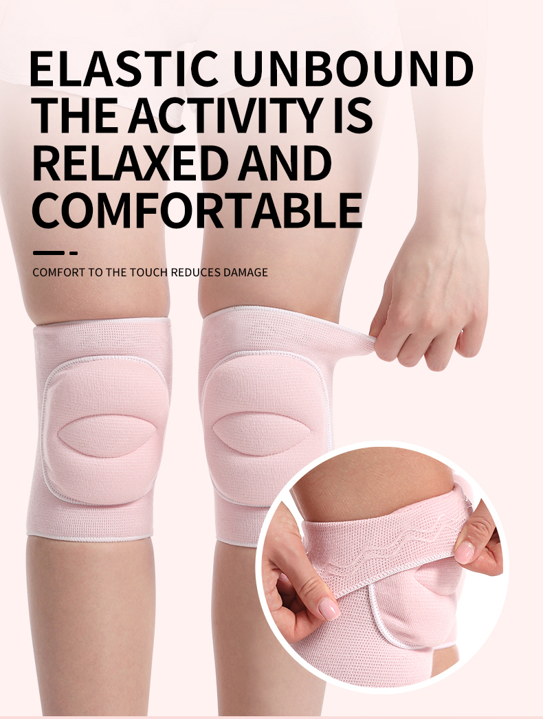 Сгущать пену Rodilleras de Nylon Compression Compression Volleyball Brace Complete 